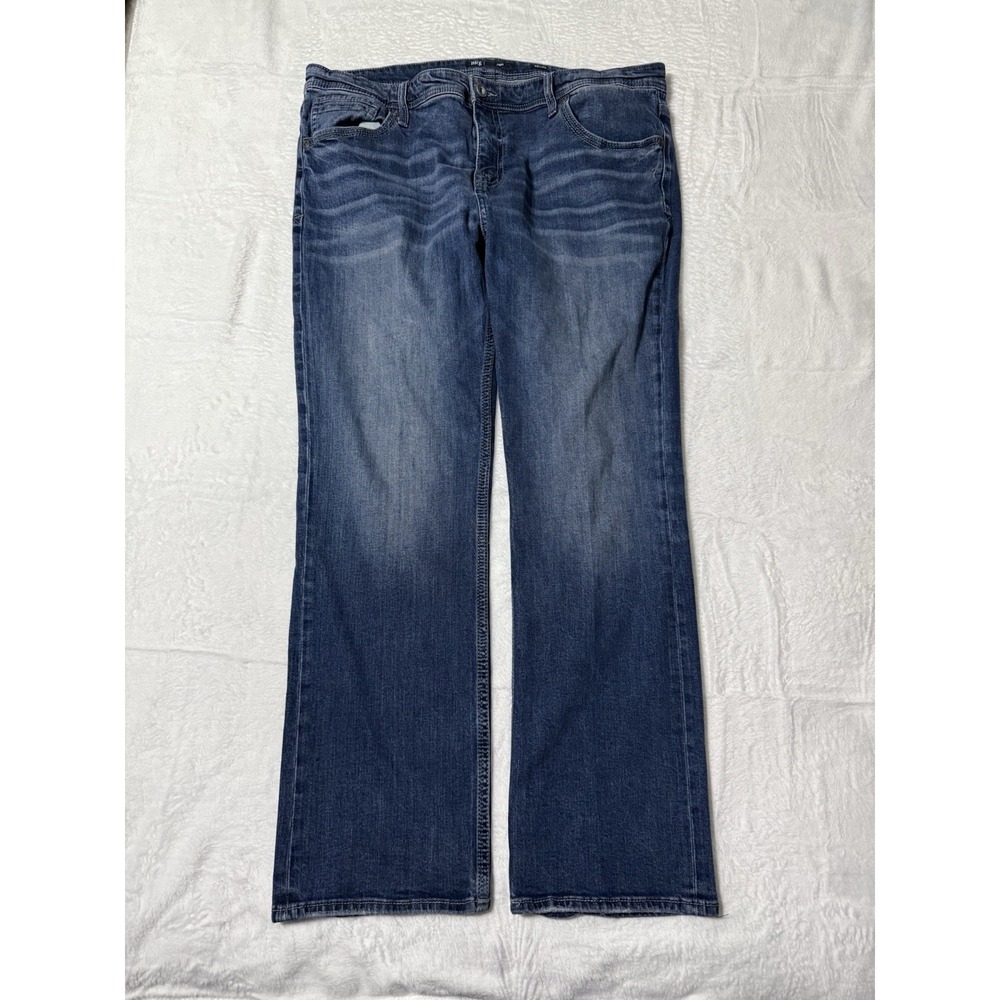 BKE Jake Straight Jeans Mens 40x31 Buckle Blue Denim Medium Wash